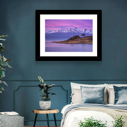 Beagle Channel Purple Dawn Wall Art