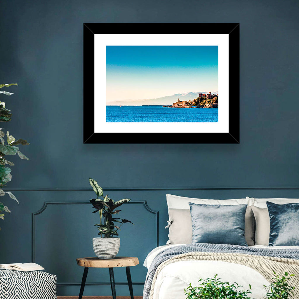 Genoa Coastal Seascape Wall Art