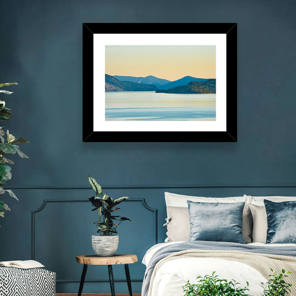 Lake Pend Oreille at Golden Hour Wall Art