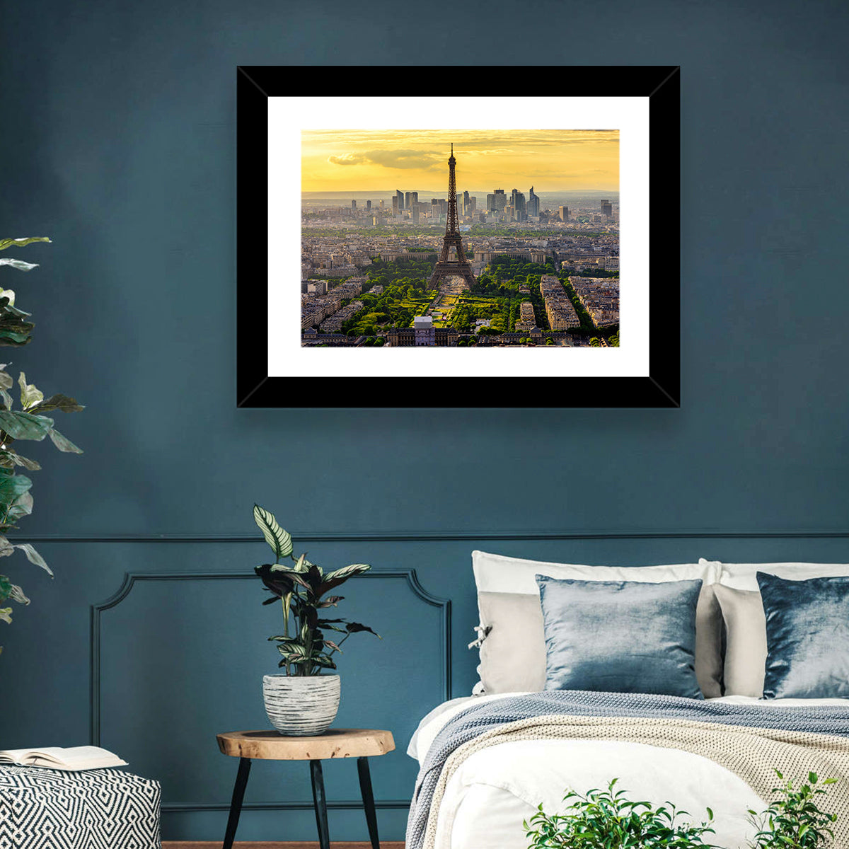 Eiffel Tower at Golden Hour Wall Art