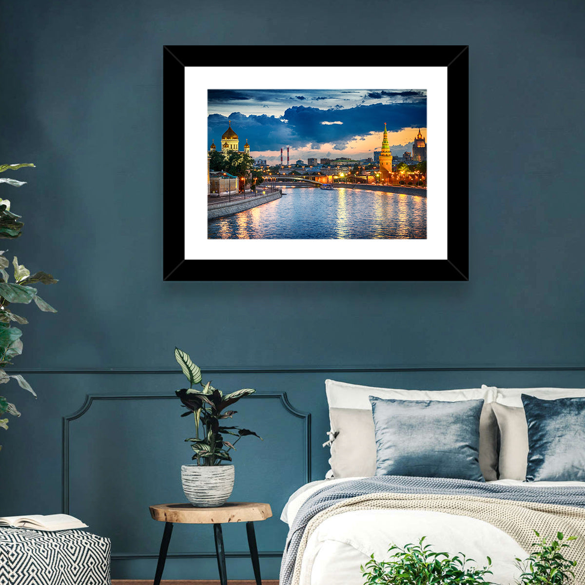 Kremlin on the Moskva River Wall Art
