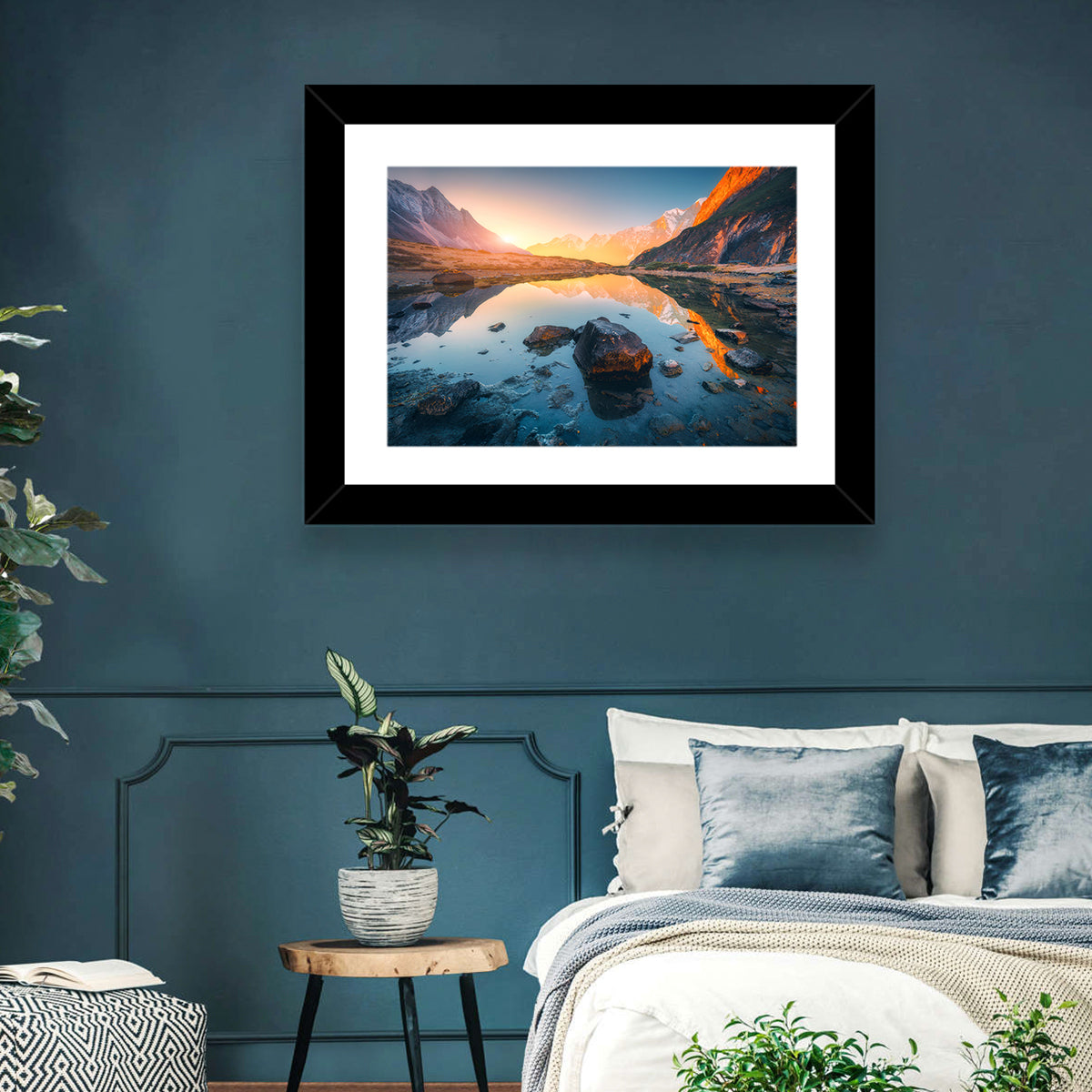 Himalayan Lake Reflections Wall Art