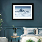 Peaks Above Clouds Wall Art