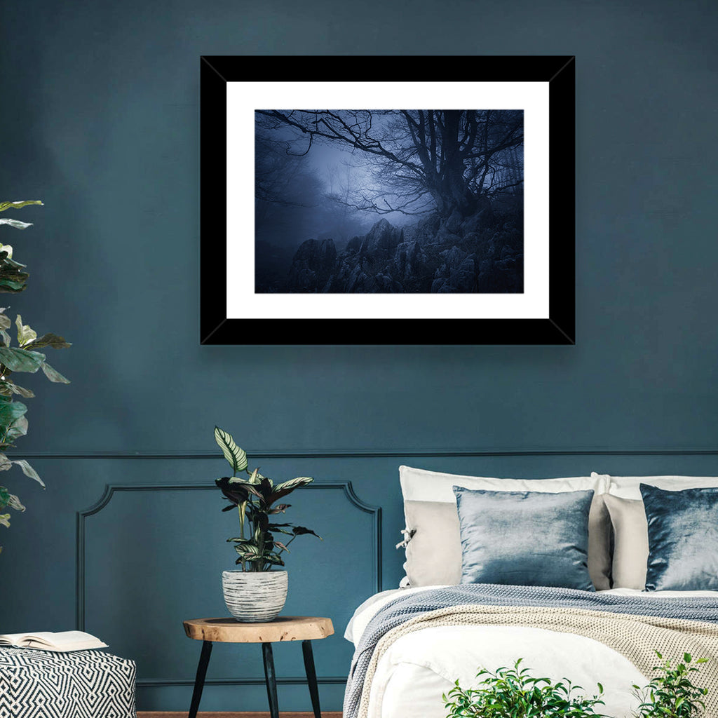 Gnarled Tree at Twilight Wall Art