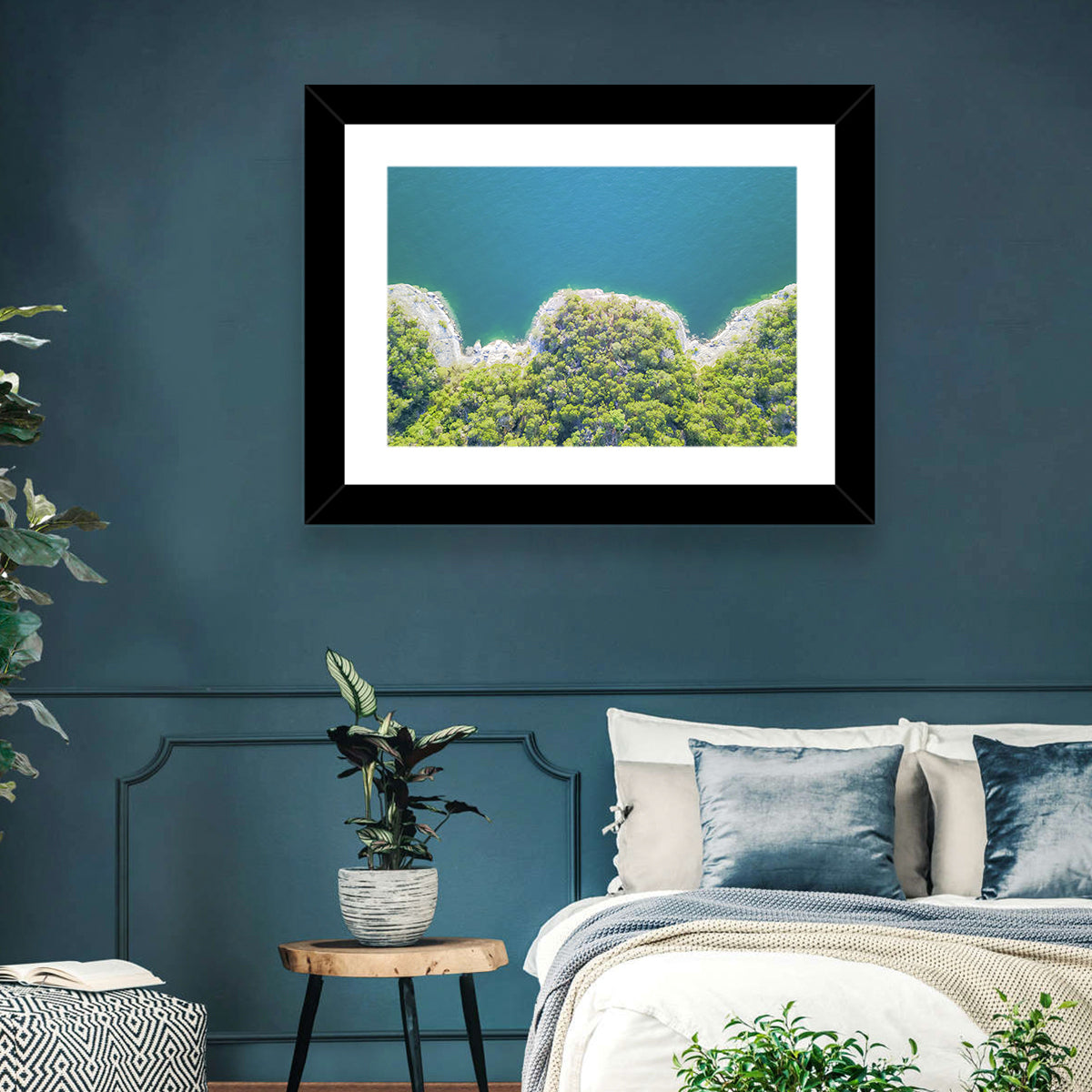 Lake Travis Shoreline Aerial Wall Art