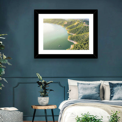 Lake Travis Aerial View Wall Art