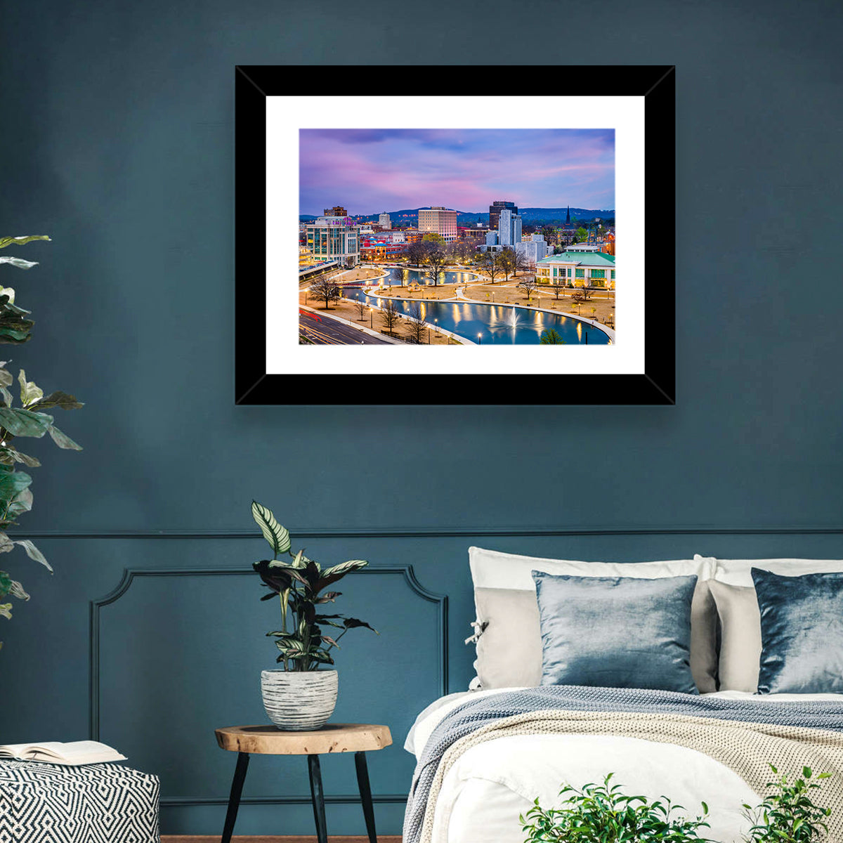 Huntsville Twilight at Big Spring Park Wall Art