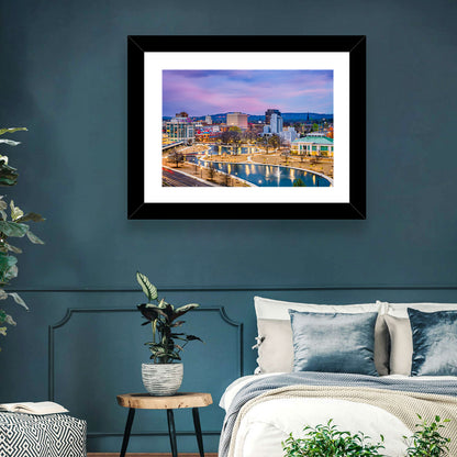 Huntsville Twilight at Big Spring Park Wall Art