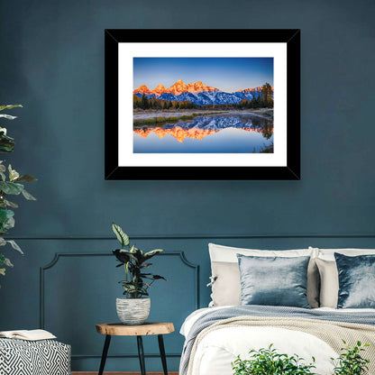 Schwabacher Landing, Grand Teton Sunrise Wall Art