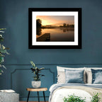 Golden Morning Pier Wall Art