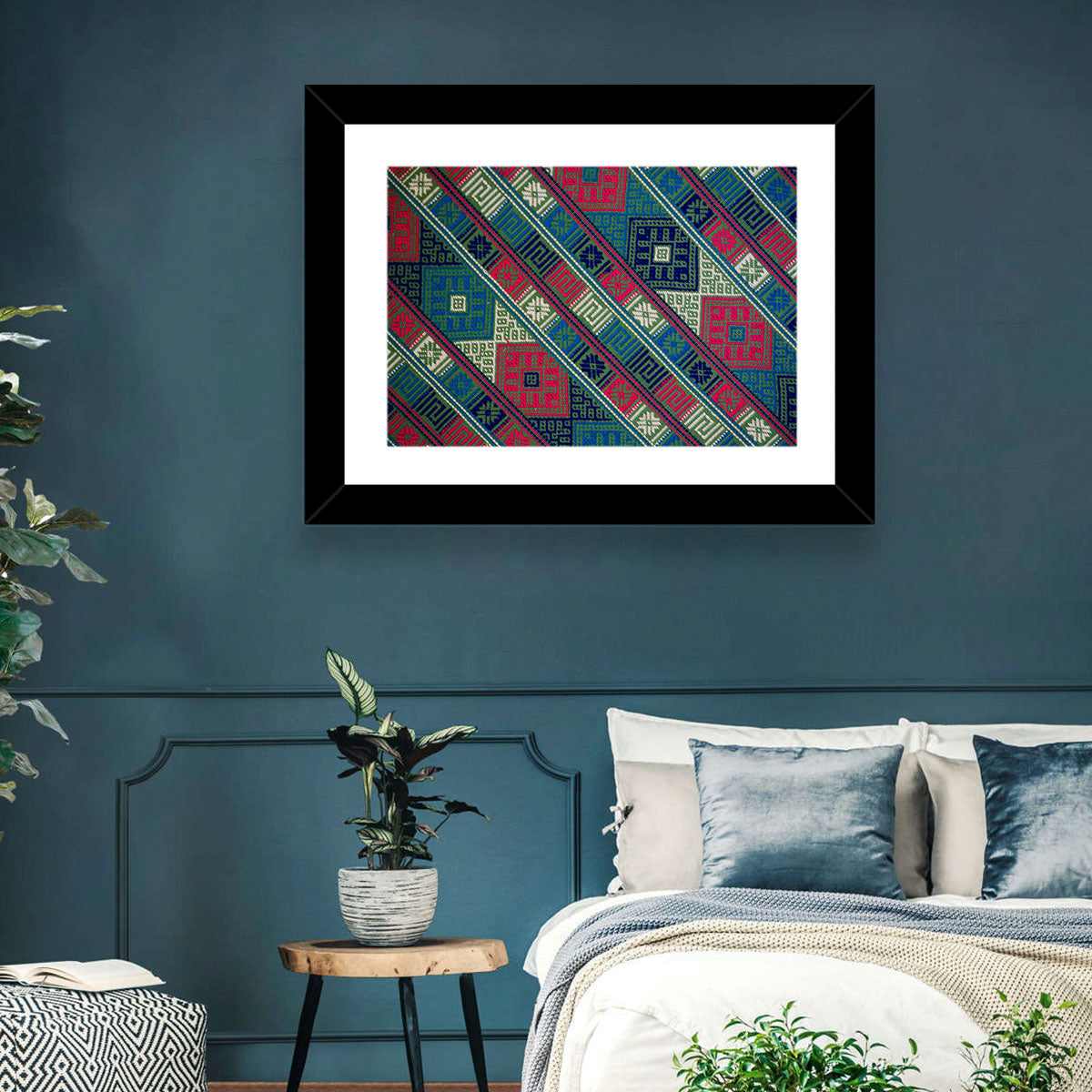 Handwoven Geometric Textile Wall Art