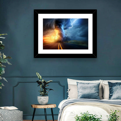 Road to a Twisting Tornado Wall Art