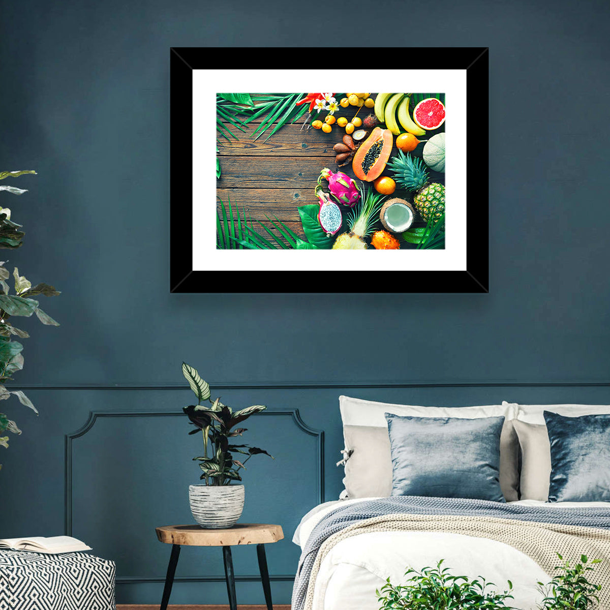 Tropical Fruit Still Life Wall Art