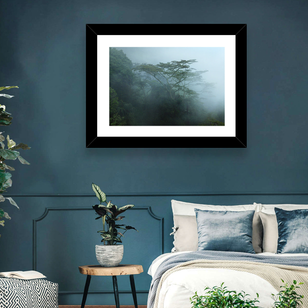 Misty Rainforest Canopy Wall Art
