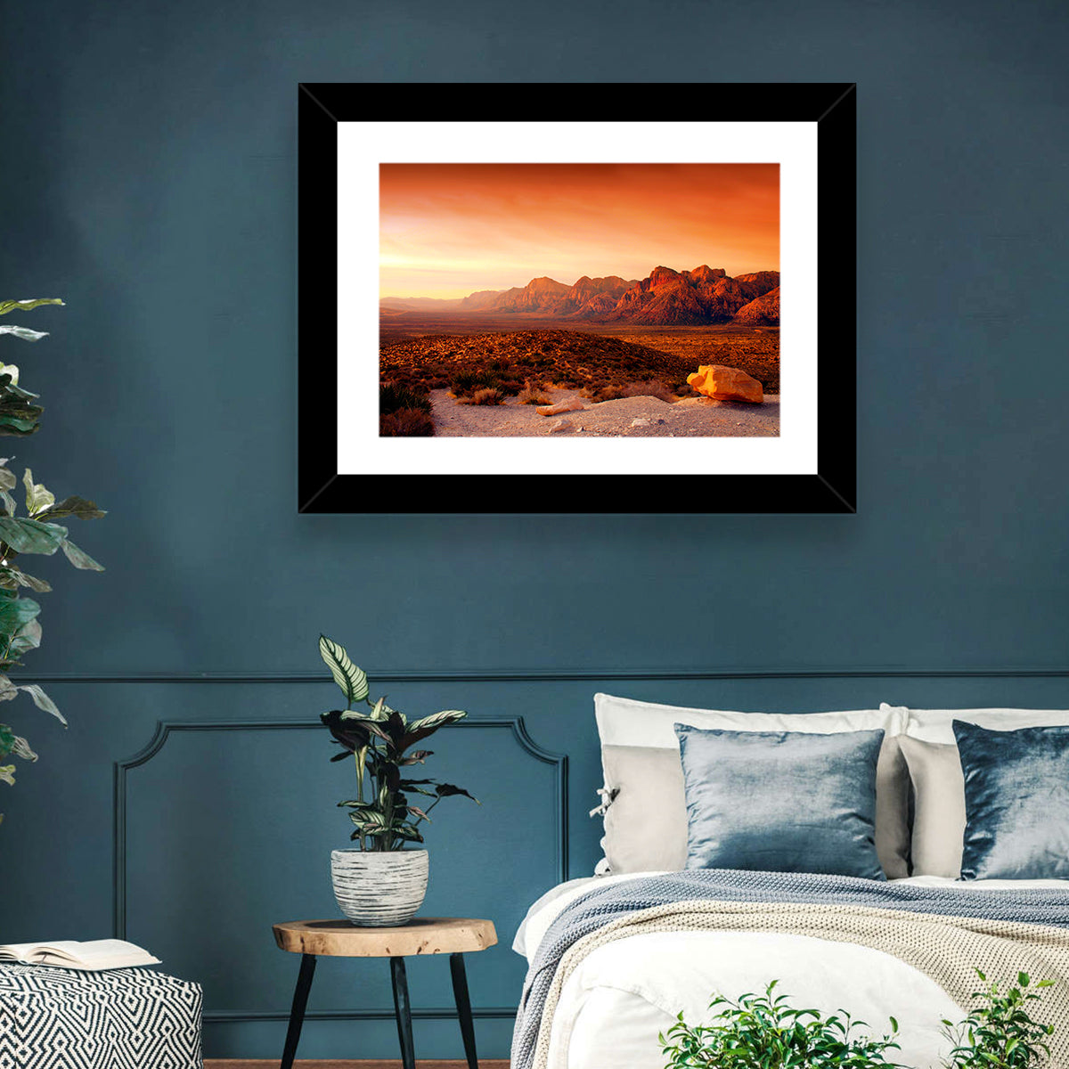 Red Rock Canyon Sunset Wall Art