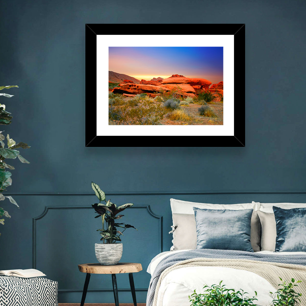 Red Rock Canyon Sunset Wall Art
