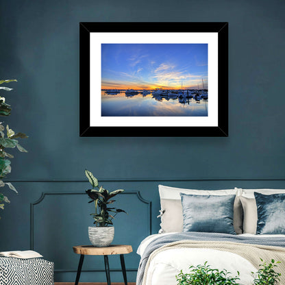 Marina at Golden Hour Wall Art