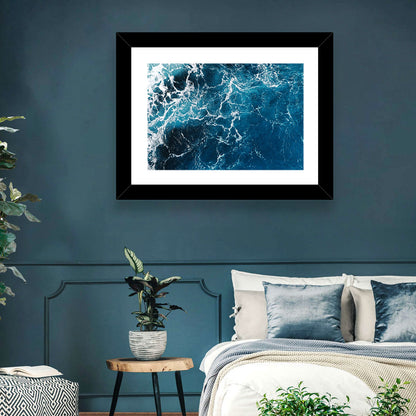Aerial Sea Texture Wall Art