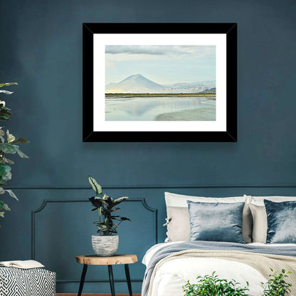 Lake Natron Reflection Wall Art