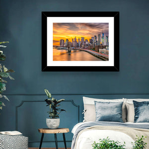 Lower Manhattan Skyline Wall Art