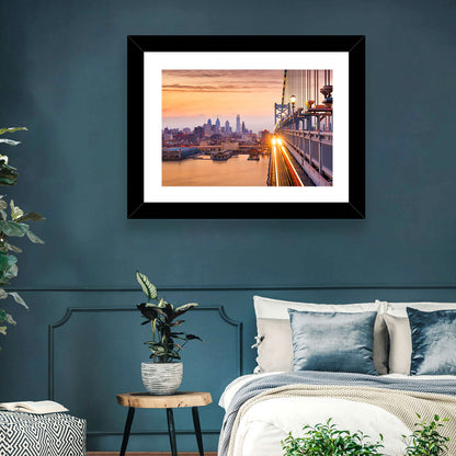 Benjamin Franklin Bridge, Philadelphia Wall Art