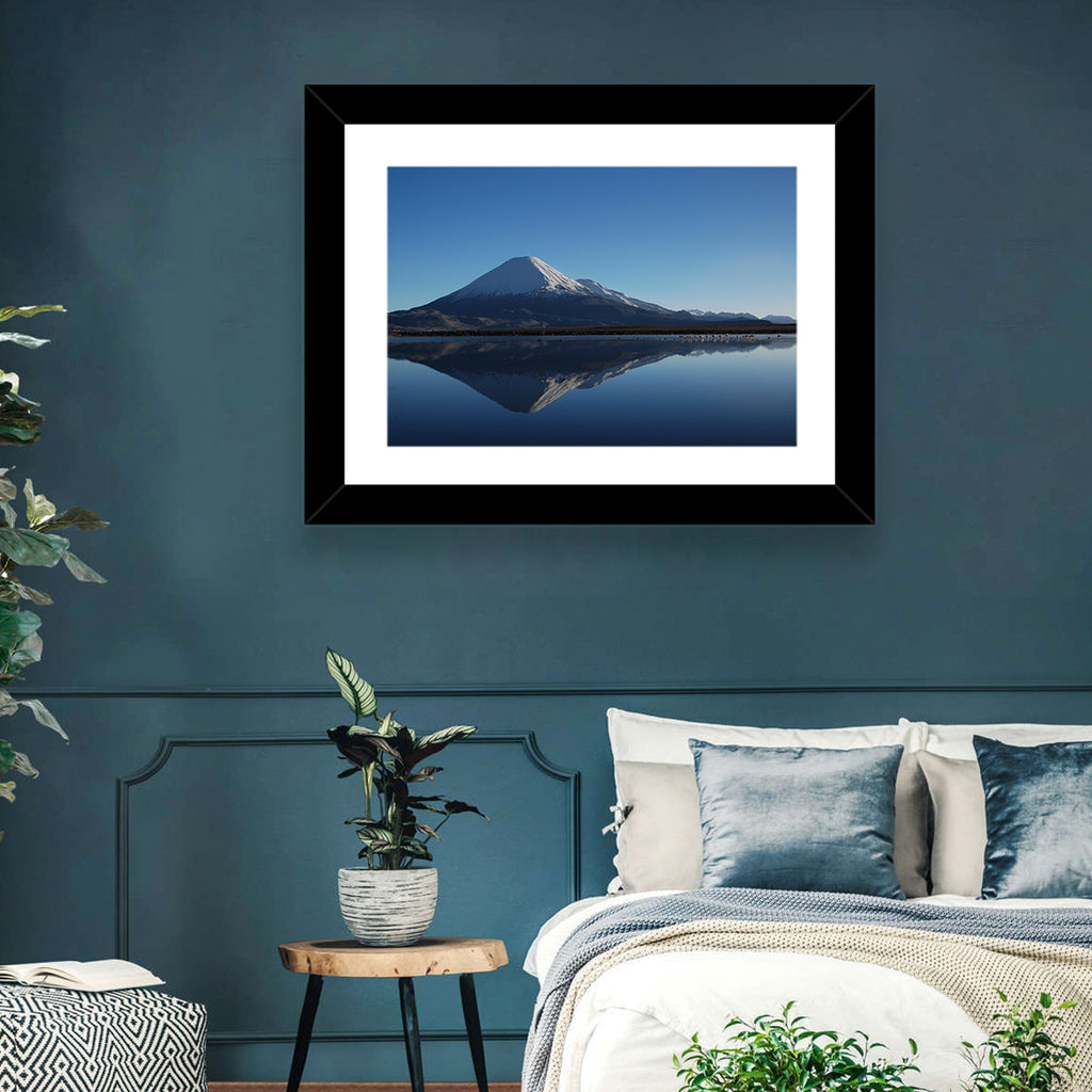 Chungara Lake Reflection Wall Art