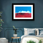 Ocean Horizon Abstract Wall Art