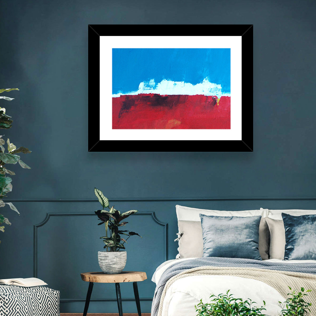 Ocean Horizon Abstract Wall Art