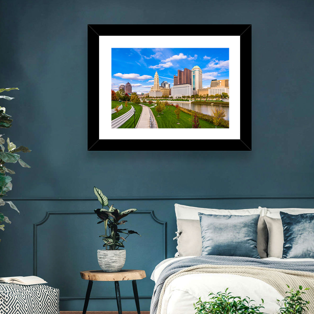 Columbus Skyline Wall Art