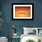 Sahara Camel Caravan Wall Art