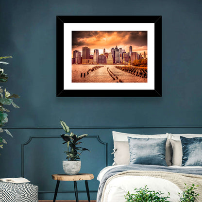 Lower Manhattan Financial District Wall Art