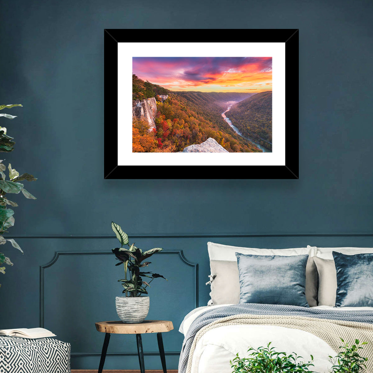 New River Gorge Sunset Wall Art