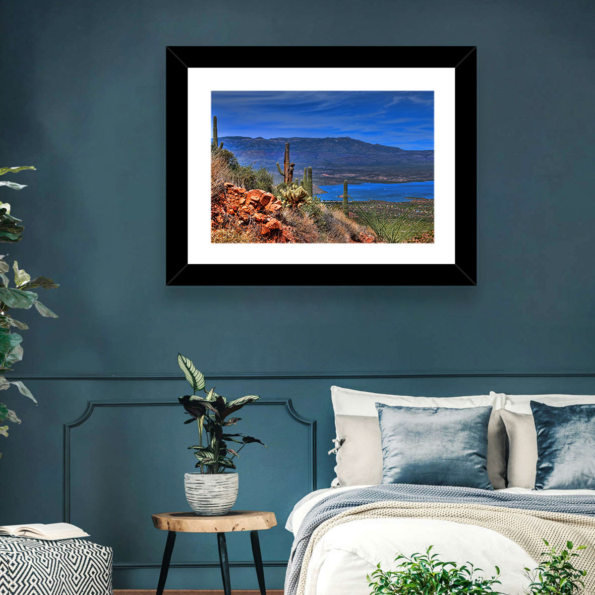 Roosevelt Lake Saguaro Vista Wall Art