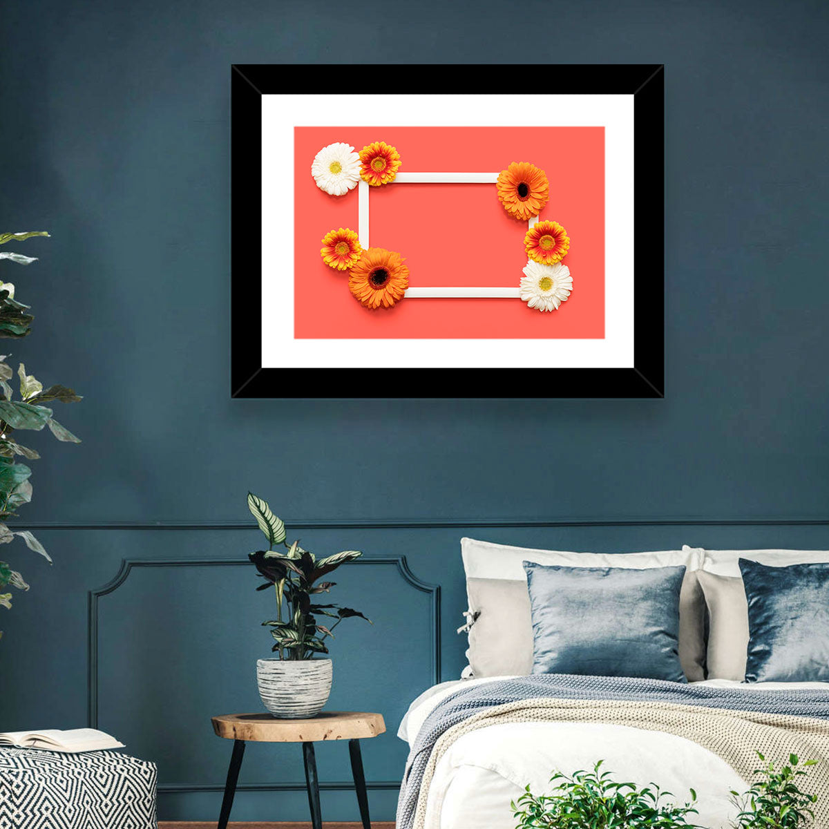 Handwritten Gerbera Greeting Wall Art