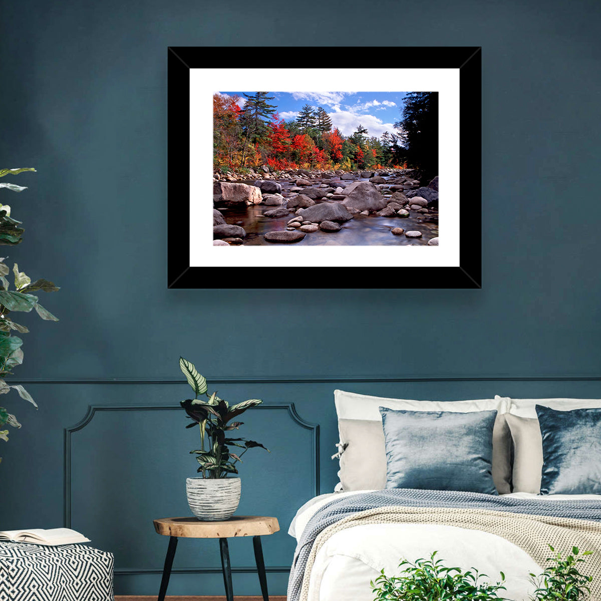 New Hampshire Autumn Stream Wall Art