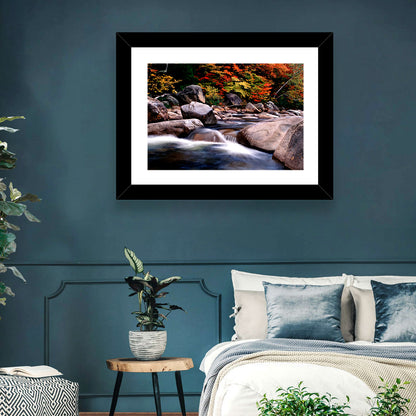 New Hampshire Autumn Stream Wall Art