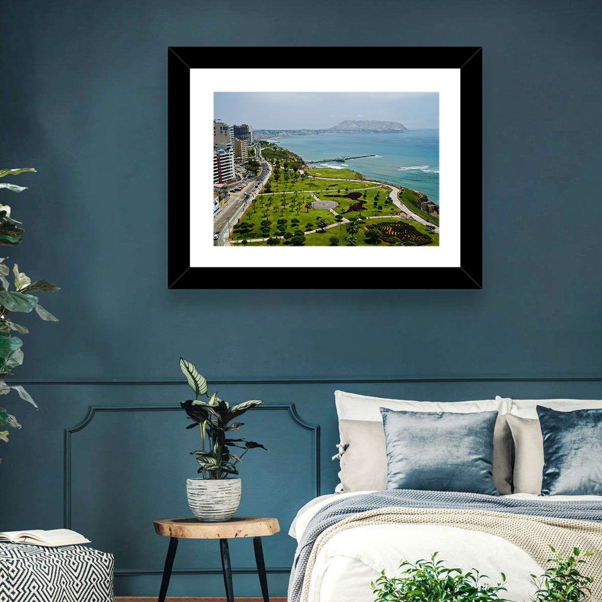 Miraflores Park Overlook, Lima Wall Art in a room, landscape