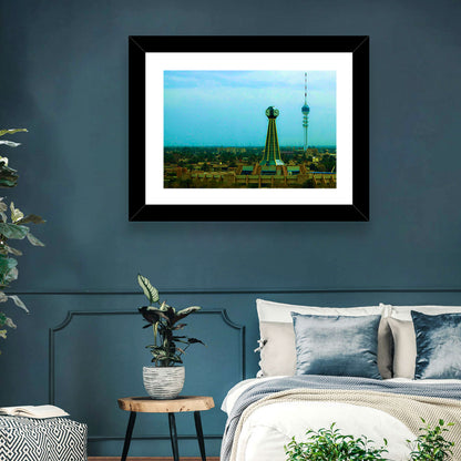 Baghdad Clock Tower Cityscape Wall Art
