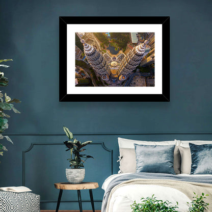 Petronas Twin Towers Kuala Lumpur Golden Hour Wall Art