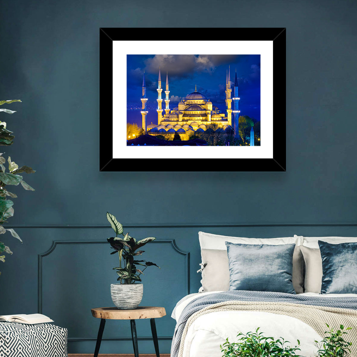Sultanahmet Camii at Twilight Wall Art