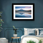 Mount Hood Reflection at Trillium Lake Wall Art