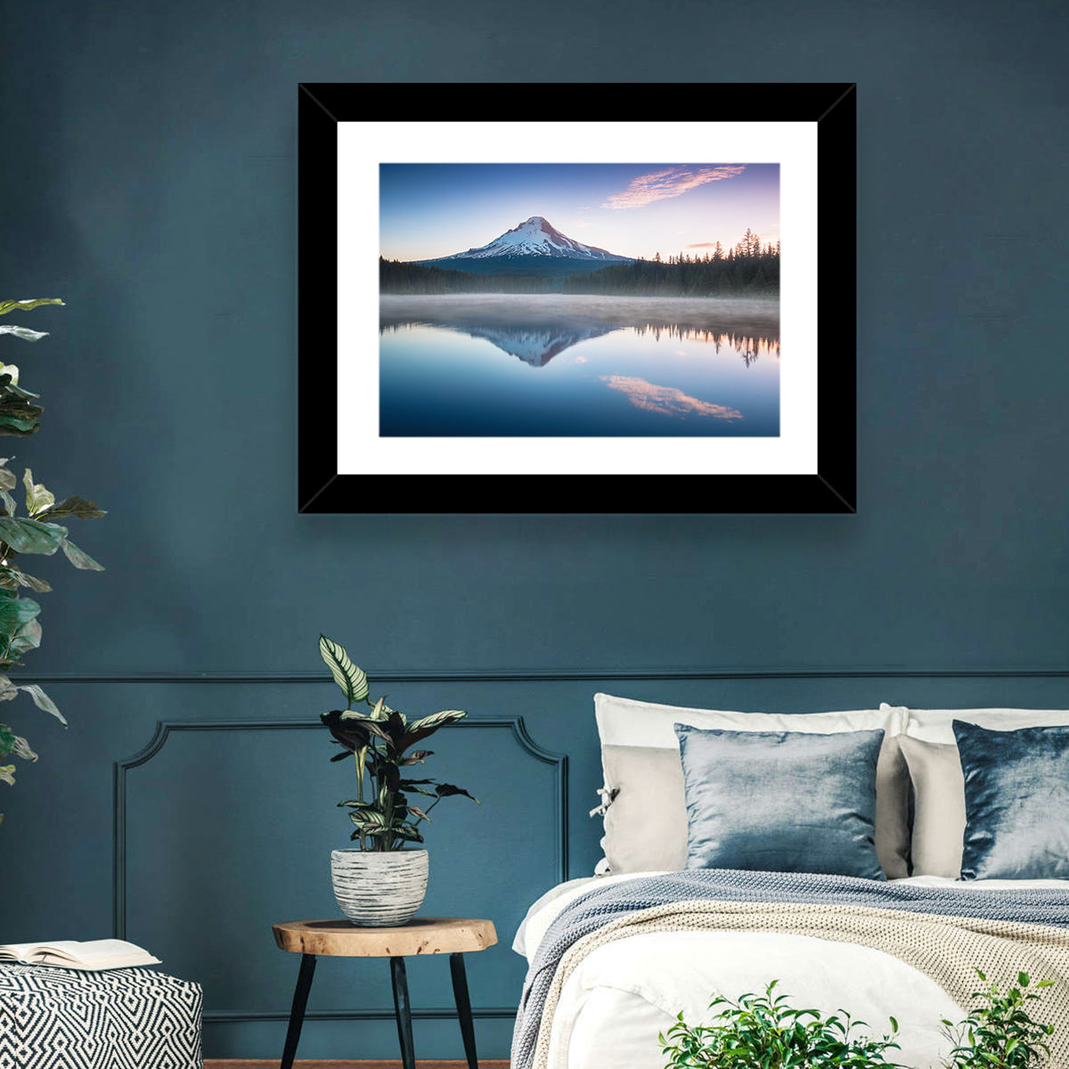 Mount Hood Reflection at Trillium Lake Wall Art