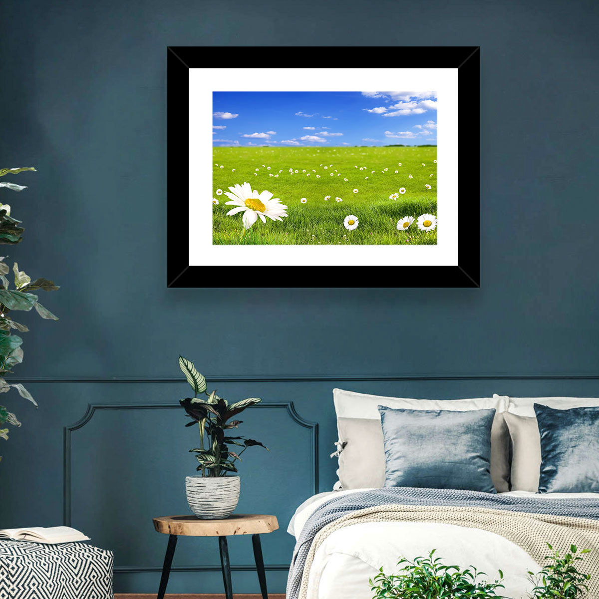 Spring Daisy Meadow Wall Art