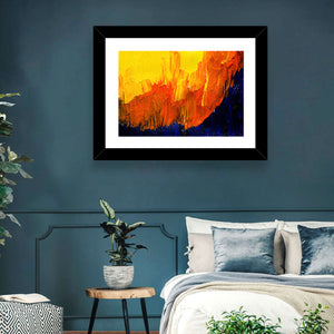 Mountain Ridge Abstract Wall Art