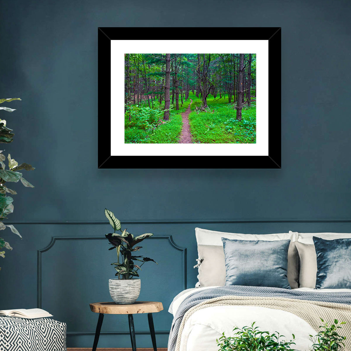 Lush Virginia Forest Trail Wall Art