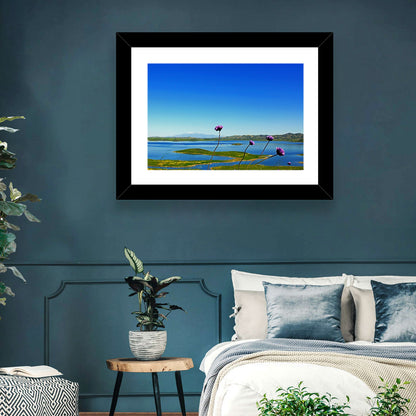Lake Mathews Wildflower View Wall Art