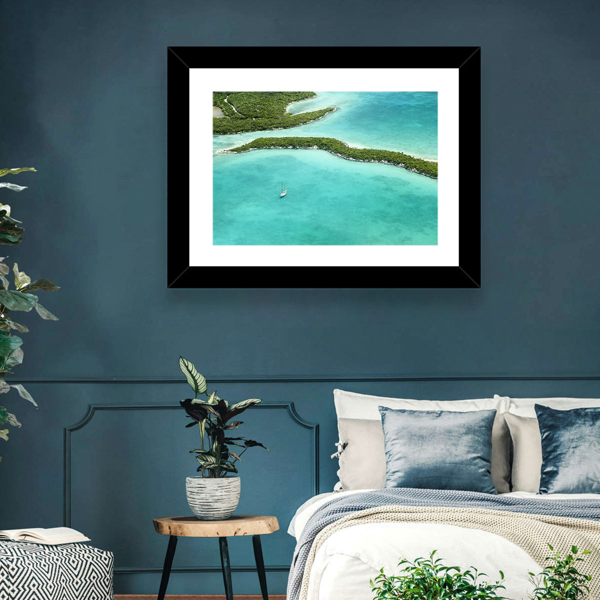 Turquoise Bahamas Islands Wall Art