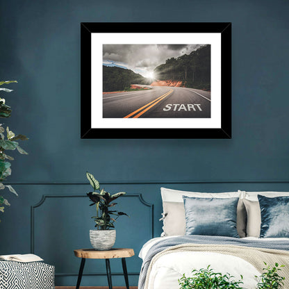 Start of a Journey, Sunrise Road Wall Art