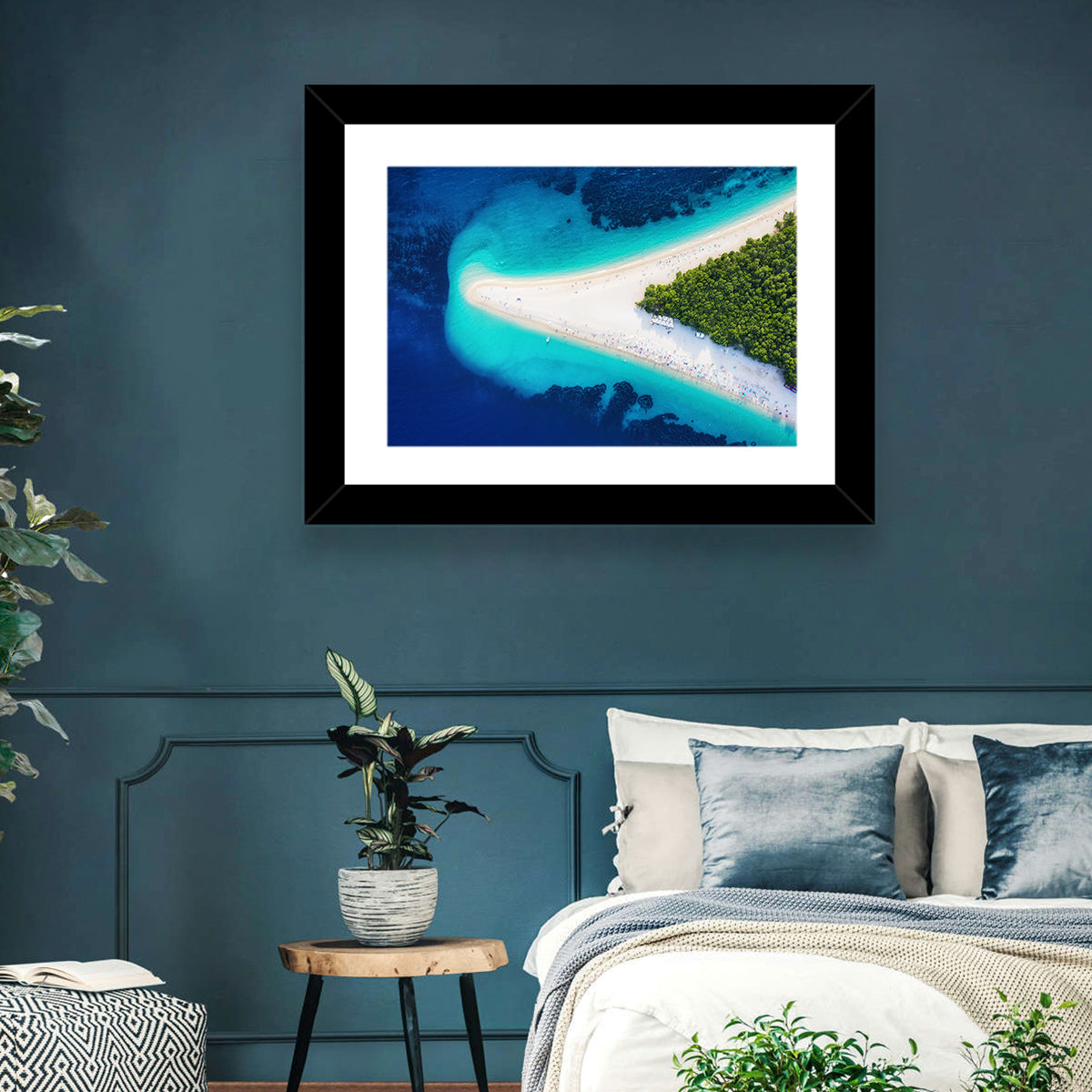 Zlatni Rat Beach Aerial Coast Wall Art