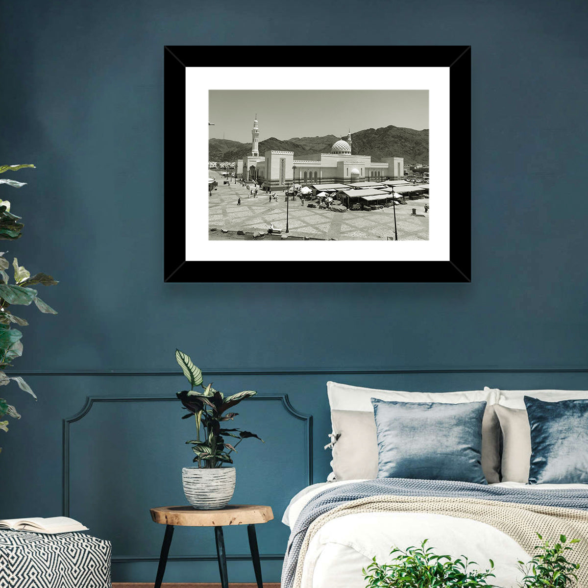 Uhud Mosque, Medina Wall Art in a room, landscape